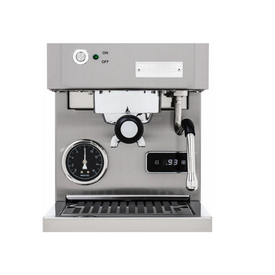 Brushed Steel Profitec Go Espresso Machine